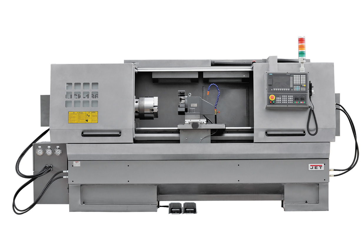 JET JCK-1640F CNC (Fanuc, ручн. патрон, 6-ти поз. рев. голова)